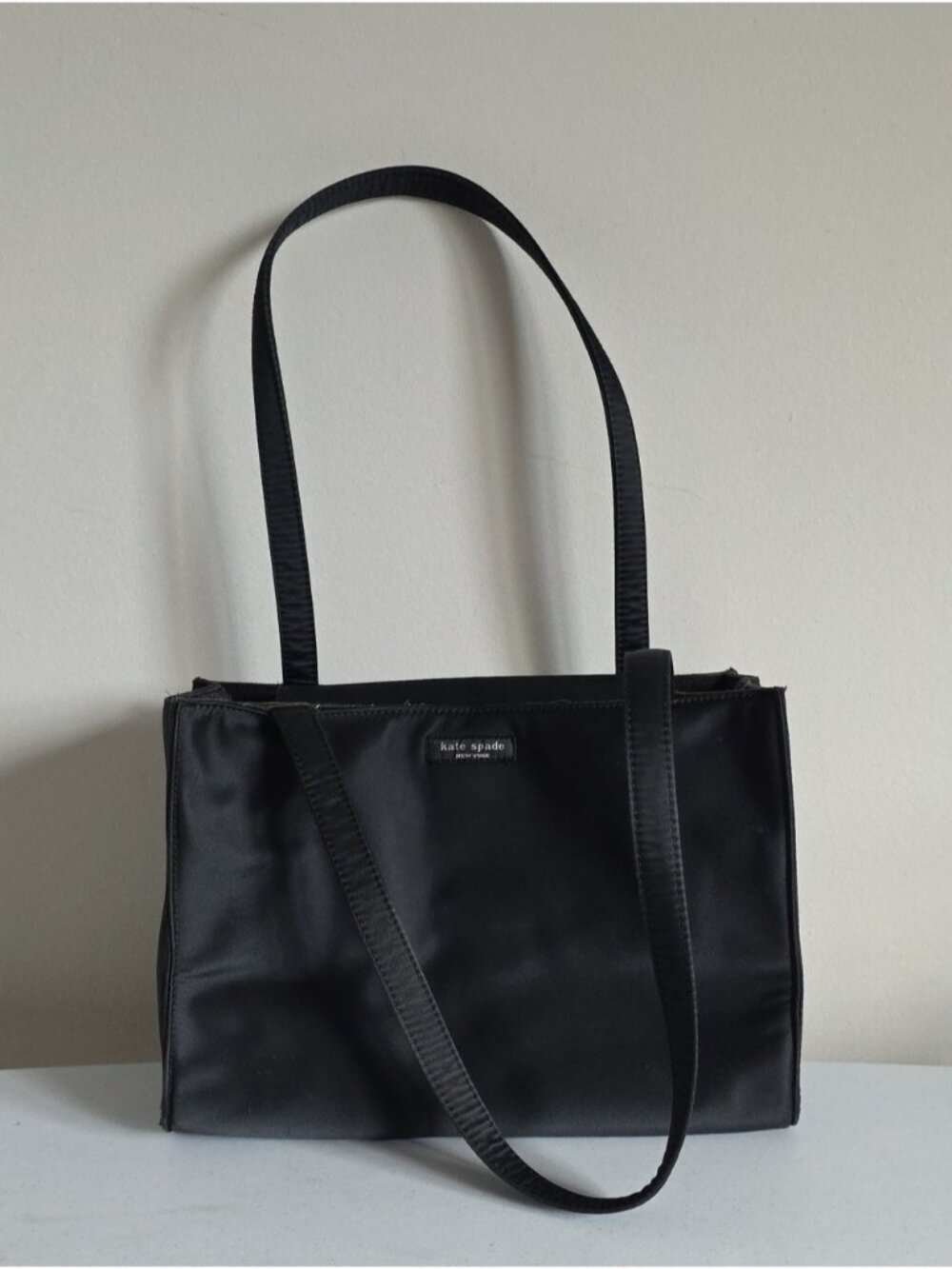 KATE SPADE | Vtg Nylon Shoulder Bag Black